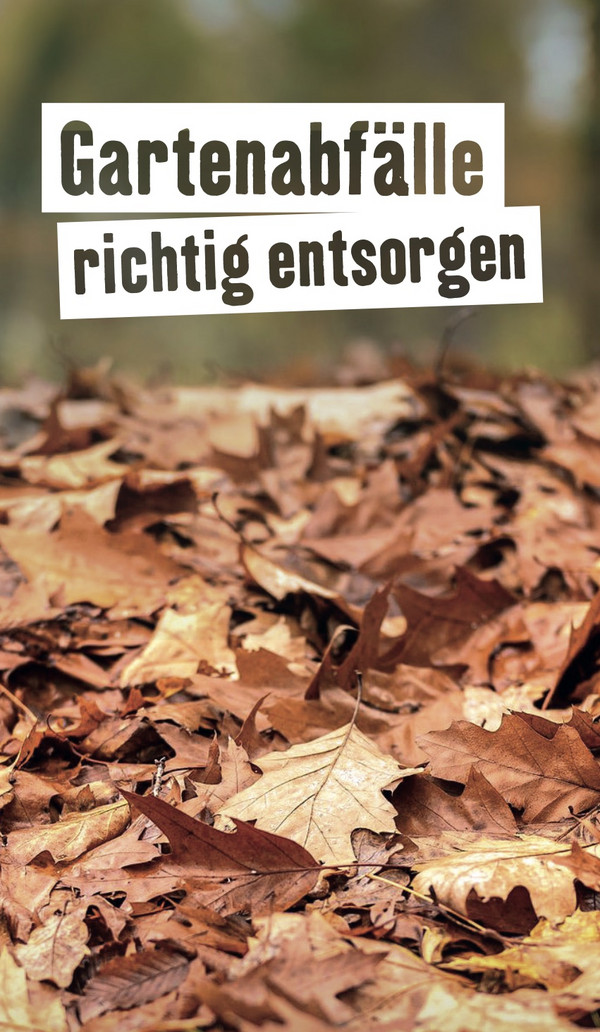 Titelbild Flyer Gartenabfall