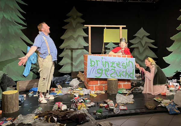 Aufnahme von Rumpl, Käppi und Punzel aus den Aufführungen