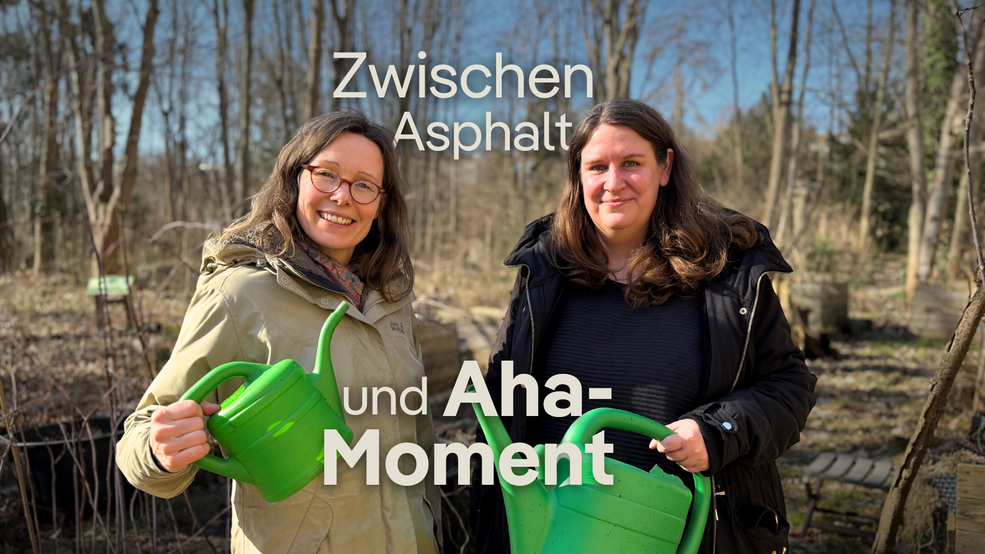 Lena Assmann und Claudia Kapfer von der Grünen Liga Berlin