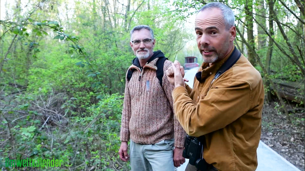 Derk Ehlert im Naturpark Schöneberger Südgelände